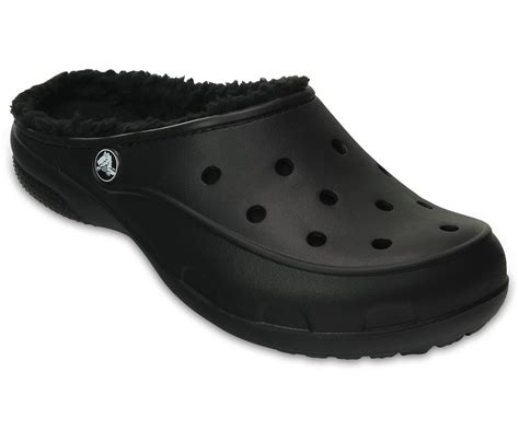 Crocs™ Freesail Plush Fuzz-lined Clog in Black - Lyst