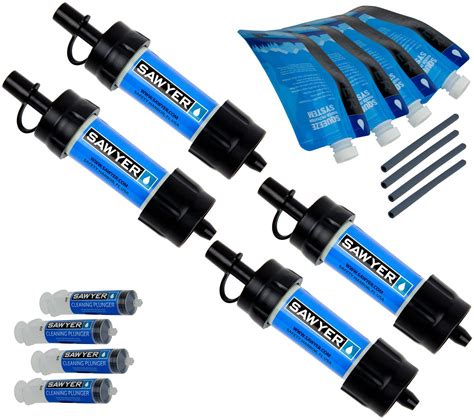 Sawyer Products SP128 Mini Water Filtration System, Single, Blue ...