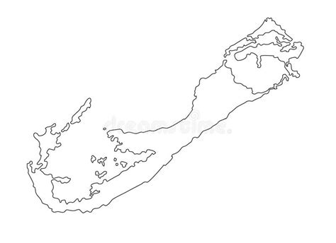 Outline Map Of Bermuda Bermuda Outline Map | Images and Photos finder