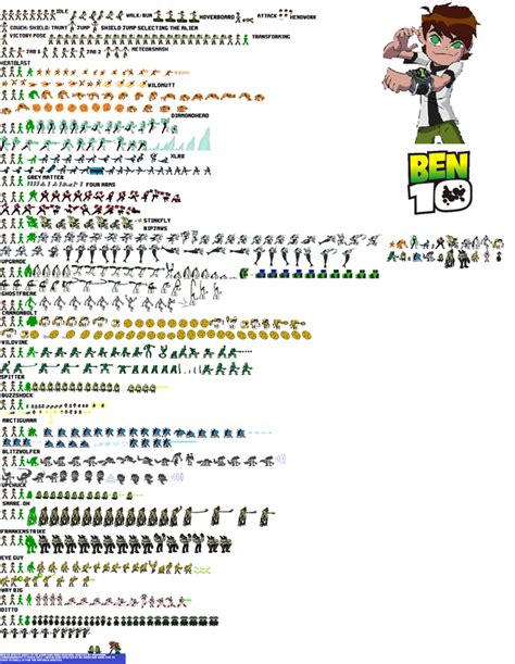 Ben 10 Omniverse Sprites