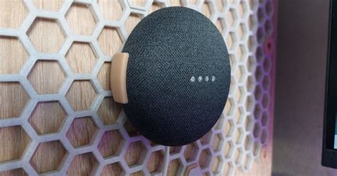 Google nest mini wall mount for Honeycomb storage wall by Oliver Dluhý | Download free STL model ...