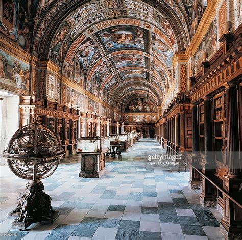 Royal Library of the Monastery of San Lorenzo de El Escorial , ,... | Most beautiful libraries ...