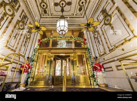 Louisiana, DEC 24 2021 - Christmas decoration in the historical ...