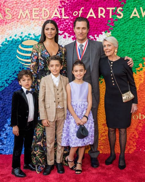 Matthew McConaughey and His Family at Texas Medal of Art | POPSUGAR Celebrity