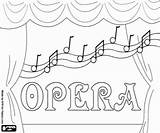 The Day Of Opera coloring Page Printable Game sketch template