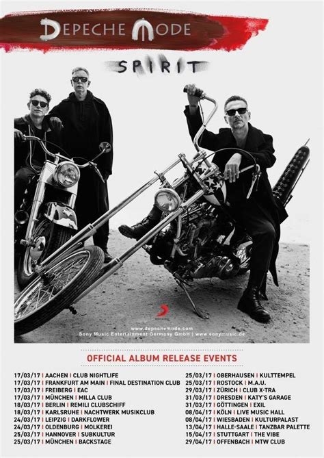 Depeche Mode - Spirit: Album & Tour | Hypno5ive