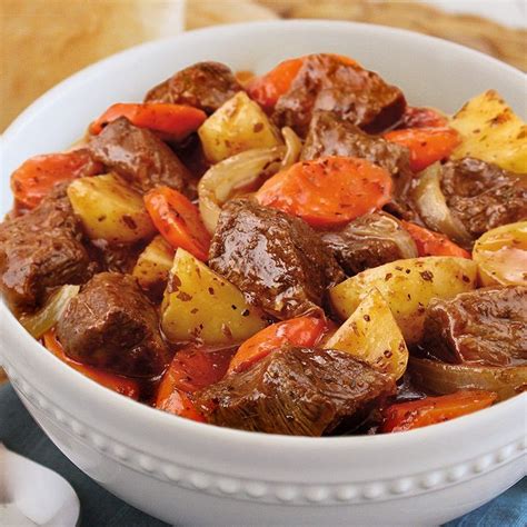 Slow Cooker Beef Stew with Herbs & Onion | Recipe | Multi cooker recipes, Slow cooker beef stew ...