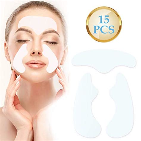 Facial Patches,Anti-wrinkle Patches,Wrinkle Remover Strip 15pc,Face Tape Smoothing Wrinkle ...