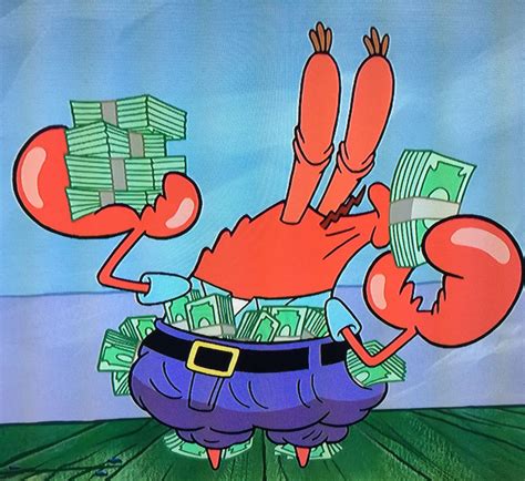 Download Mr. Krabs Loves Money Wallpaper | Wallpapers.com