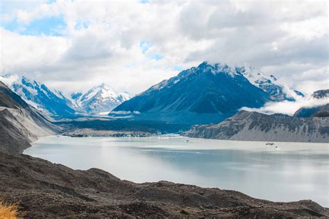 Tasman Glacier New Zealand Red Around the World