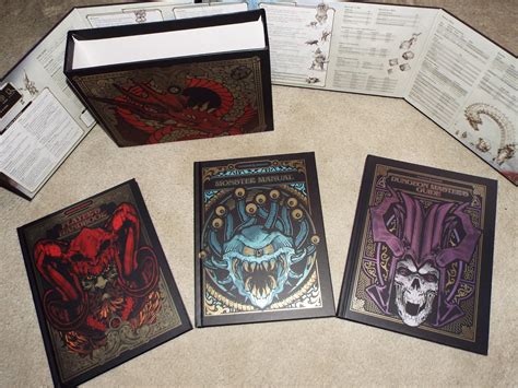 Games Toys & Hobbies Dungeons & Dragons Dungeons & Dragons D&D 5E New Core Rulebook Gift Set ...