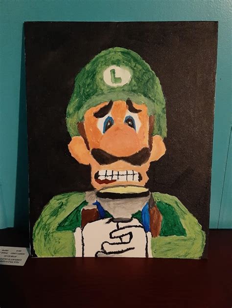 Mario painting based off of the Luigi's Mansion games I made for ...