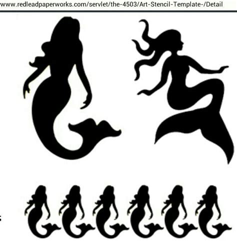 Free Mermaid Silhouette Clip Art at GetDrawings | Free download