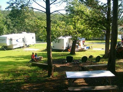 RV Camping on Lake Norfork Lake at Hand Cove Resort with Fishing and Cabins