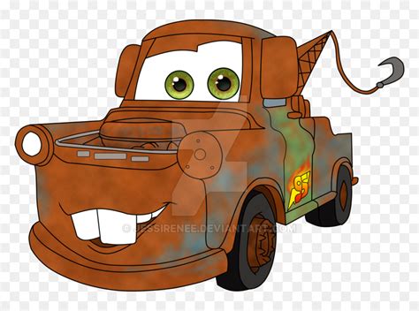 Tow Mater Png Pluspng - Lightning Mcqueen Cars Drawing, Transparent Png ...