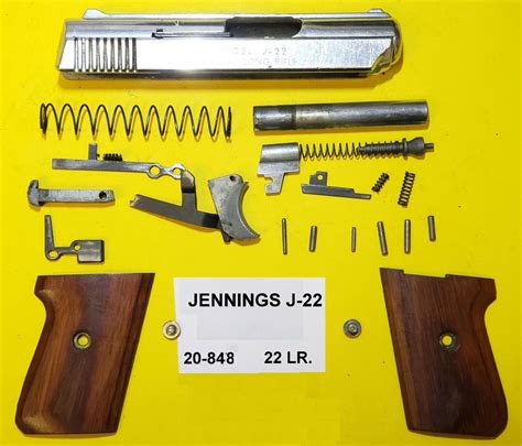 JENNINGS J- 22 LR CHROME ALL PICTURED FOR ONE PRICE GUN PARTS LOT ITEM ...