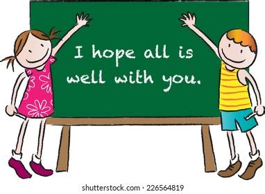 Hope All Well You Stock Vector (Royalty Free) 226564819 | Shutterstock