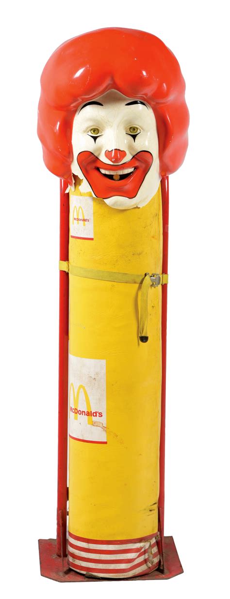 ORIGINAL MCDONALD'S HELIUM BALLOON TANK WITH RONALD MCDONALD'S HEAD ...