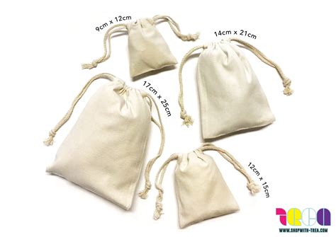 Canvas Drawstring Pouch Printing | Custom Drawstring Bag