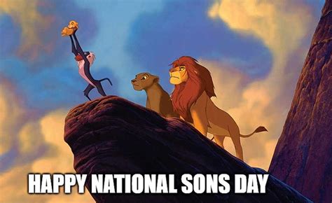 National Sons Day 2024 Meme - tedi melantha