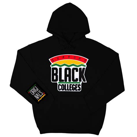 "Support Black College" Hoodie "Black" – SupportBlackColleges