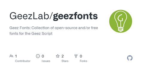 GitHub - GeezLab/geezfonts: Geez Fonts: Collection of open-source and ...