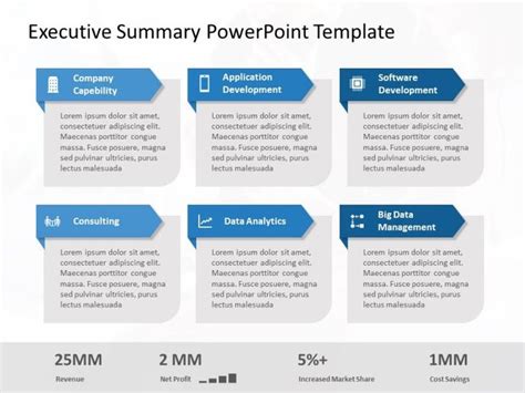 Executive Summary PowerPoint Template 35 | Executive summary template, Powerpoint templates ...