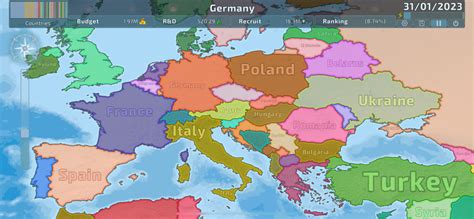 Dummynation | Geopolitical management game with organic borders and a ...