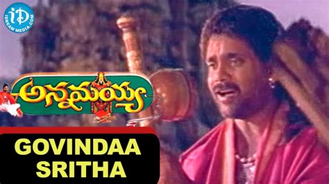 Annamayya Movie Songs || Govindaa Sritha Video Song || Nagarjuna,Ramya Krishna || Keeravani ...