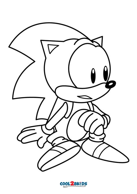 Free Printable Classic Sonic Coloring Pages For Kids