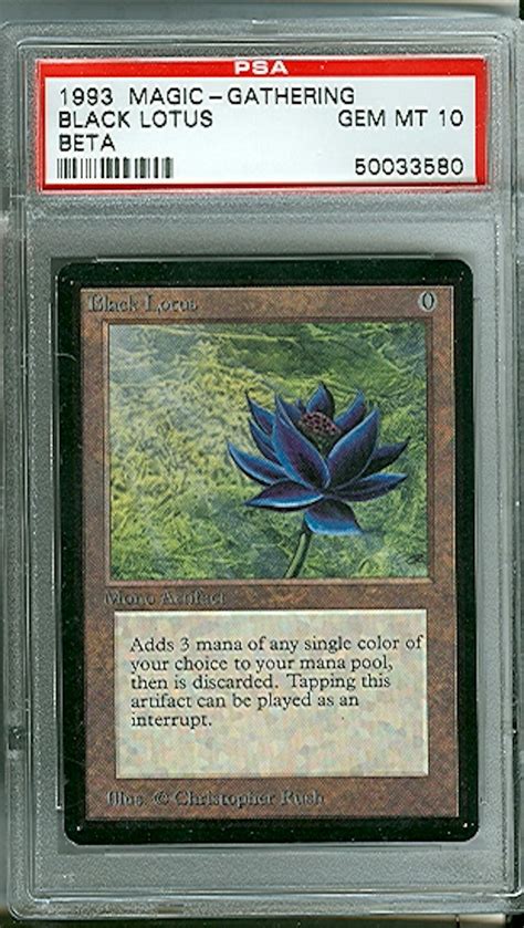 Magic the Gathering Beta Single Black Lotus PSA 10 | DA Card World