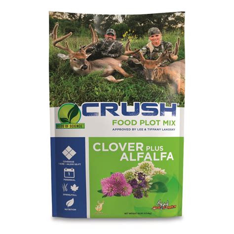 Anilogics Crush Clover Plus Alfalfa Food Plot Blend - 721139, Food Plot Seed at Sportsman's Guide