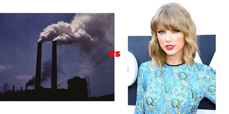 Air pollution vs Taylor Swift on The Big Fat List