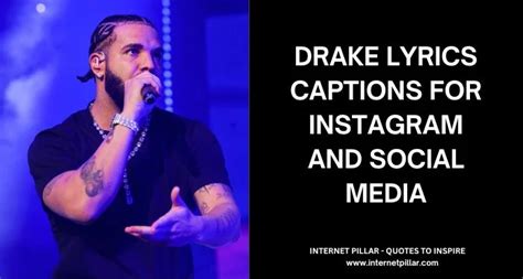 93 Drake Lyrics Captions for Instagram and Social Media