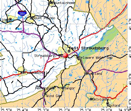 Stroudsburg, Pennsylvania (PA 18360) profile: population, maps, real ...