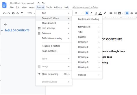 Google Docs Numbered Headings - Google Docs Tips | Google Drive Tips