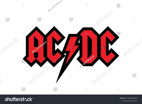 Acdc Back In Black: Over 6 Royalty-Free Licensable Stock Vectors ...