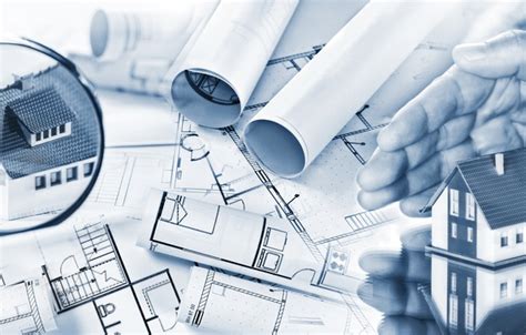 Wallpaper design, architecture, machinery, Construction, engineering, housing, plans, projects ...