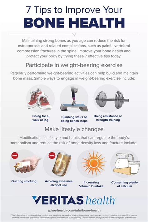 7 Tips to Improve Your Bone Health Infographic | Sports-health