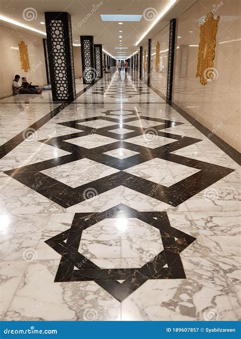 Basement Interior of Masjid Raya Baiturrahman in Banda Aceh Stock Image ...