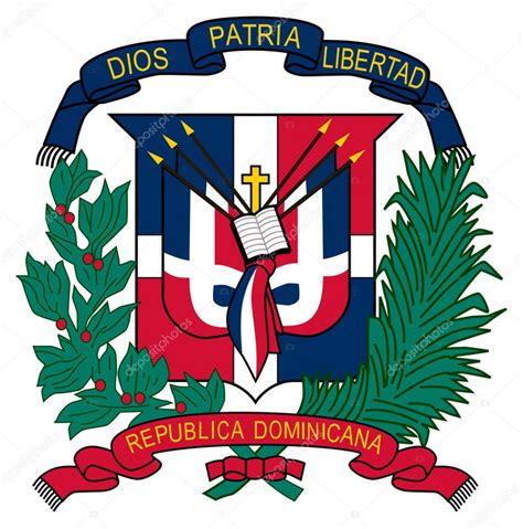 Escudo De La Bandera Dominicana Png