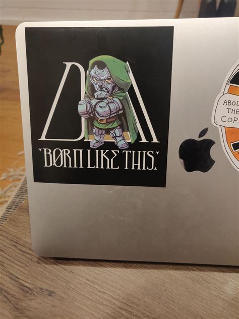 New laptop sticker : r/mfdoom