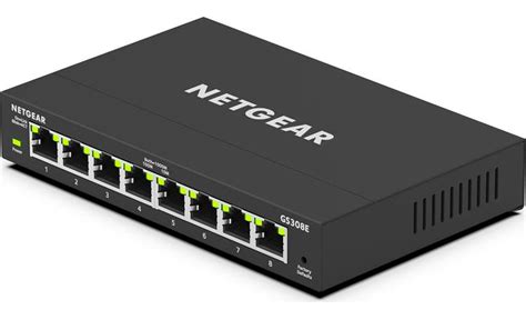 NETGEAR GS308E 8-port Gigabit Ethernet switch with network management ...