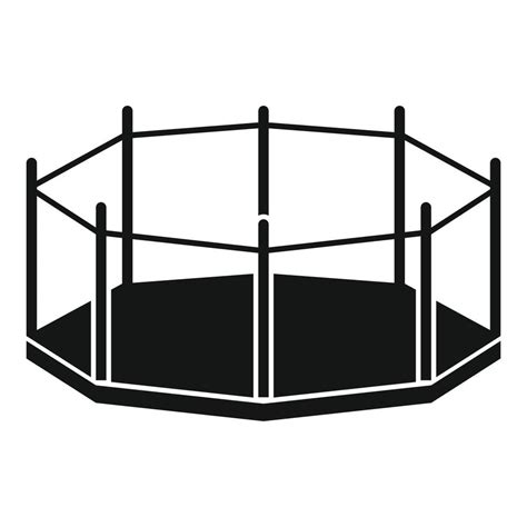 Mma octagon icon, simple style 14624163 Vector Art at Vecteezy