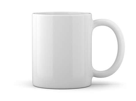 White Mug Isolated Stock Photo - Download Image Now - iStock