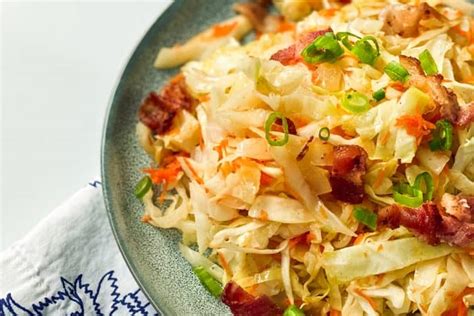 Hot Slaw with Bacon Dressing: the Perfect Side - 31 Daily