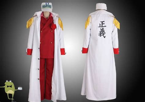 One Piece Admiral Issho Fujitora Cosplay Costume Marine Coat, Fujitora ...