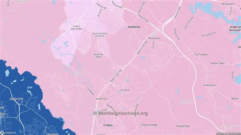 Gambrills, MD Political Map – Democrat & Republican Areas in Gambrills ...