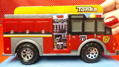 Latest TONKA MINIS Fire Engine Truck with lights and sirens - YouTube