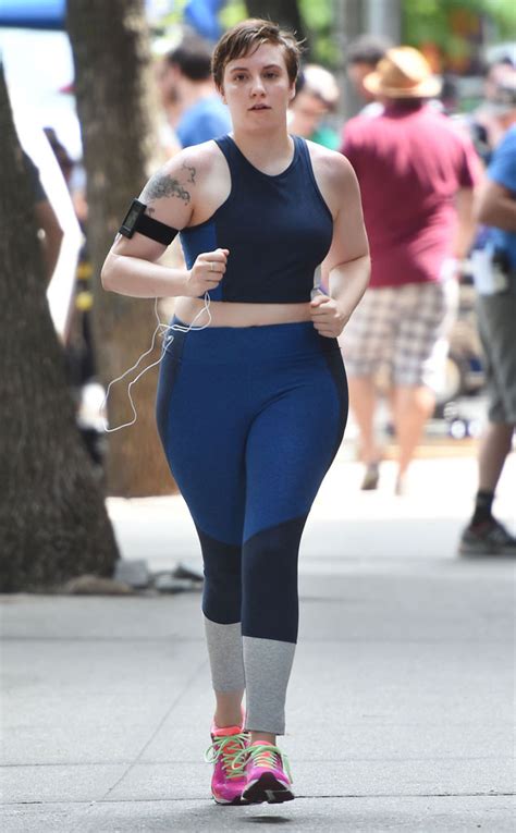 Lena Dunham Proudly Posts Sweaty Workout Pic, Says Running Used to be ...